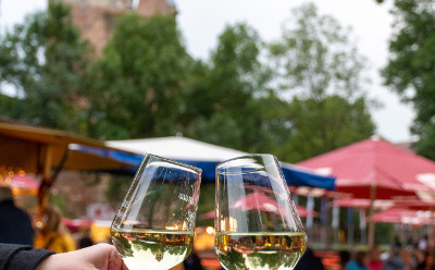 Das Weindorf im historische Stiftsbezirk. Quelle: Stadt Bad Hersfeld - Philipp Ißbrücker