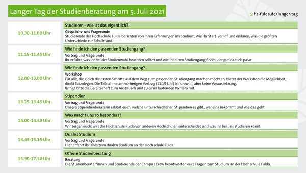 hochschule fulda das passende studium finden osthessen news