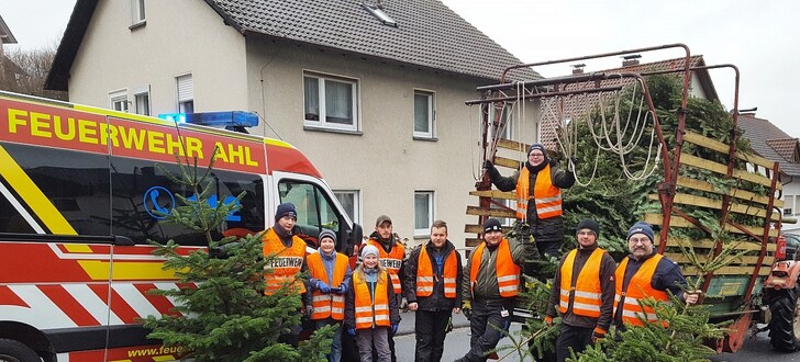 Tolles Sammelergebnis nach fleißigem Einsatz der Jugendfeuerwehren - hier in Ahl