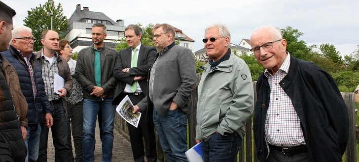 Ortstermin: Am modernen Wohnquartier, das zwischen Vlämenweg und Lambertstraße entstehen könnte, scheiden sich die Geister.