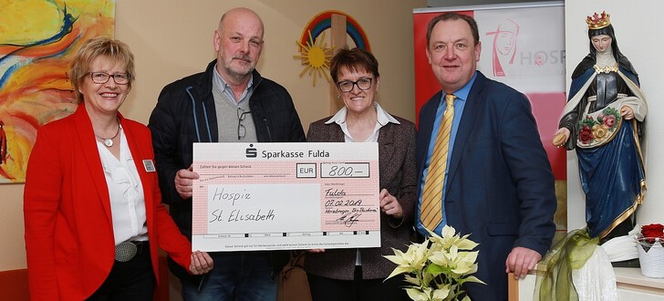 Das Foto zeigt von links: Dagmar Pfeffermann, Reiner Witzel, Christine Kappenberger und Ansgar Erb.