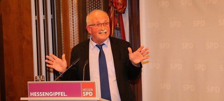 Hauptredner war der Europaabgeordnete Dr. Udo Bullmann mit einem klaren Bekenntnis der SPD zu Europa