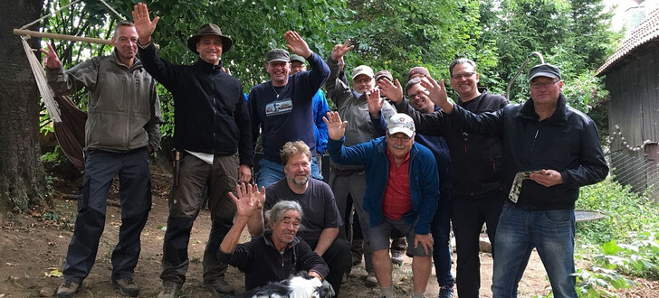 40 Besucher haben sich für das letzte Wochenende im August angemeldet, um mit Familie Dunkel ein paar schöne Stunden zu verbringen.
